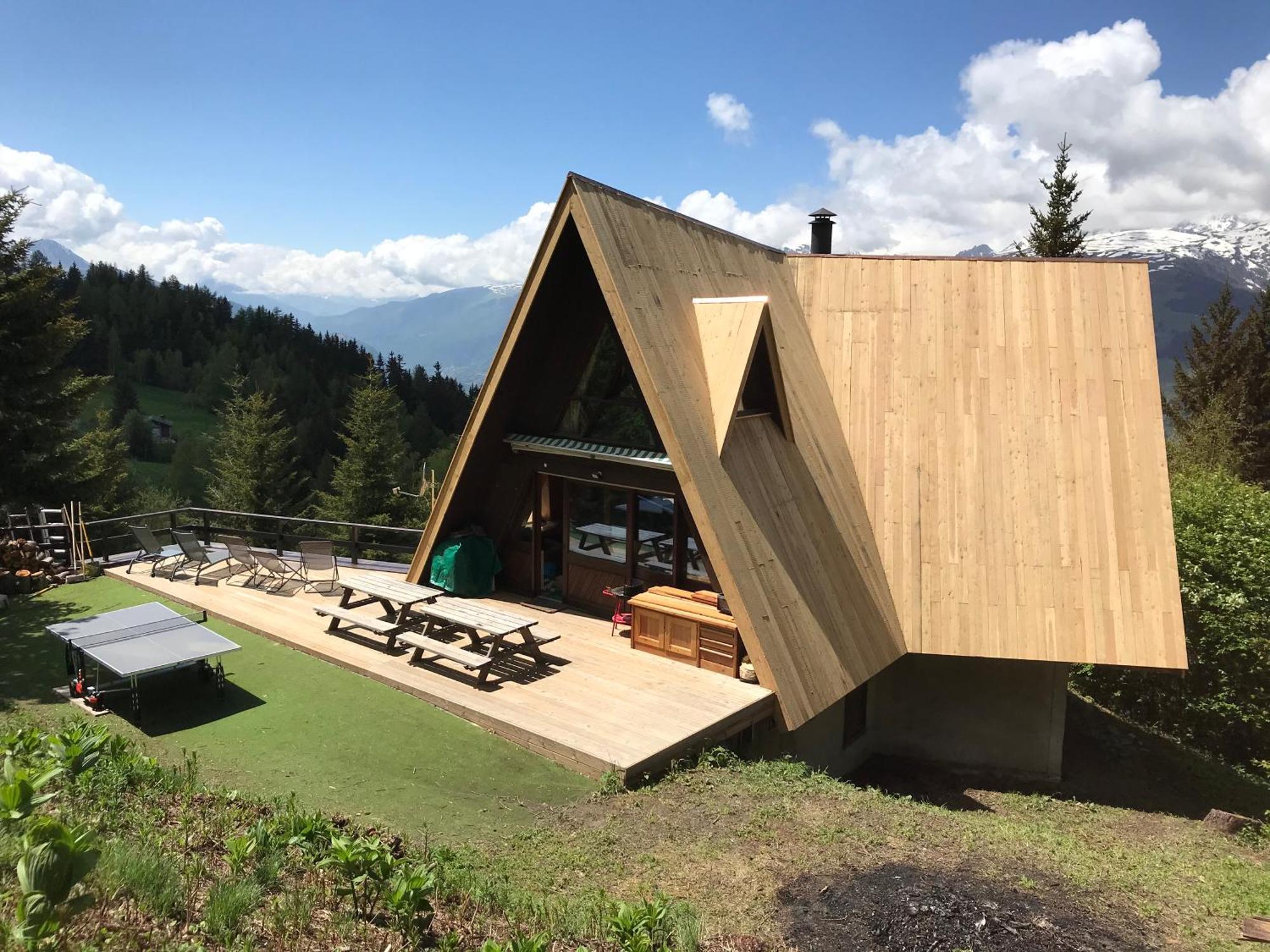 Le Chalet Pointu De Capucine Bourg-Saint-Maurice Bagian luar foto
